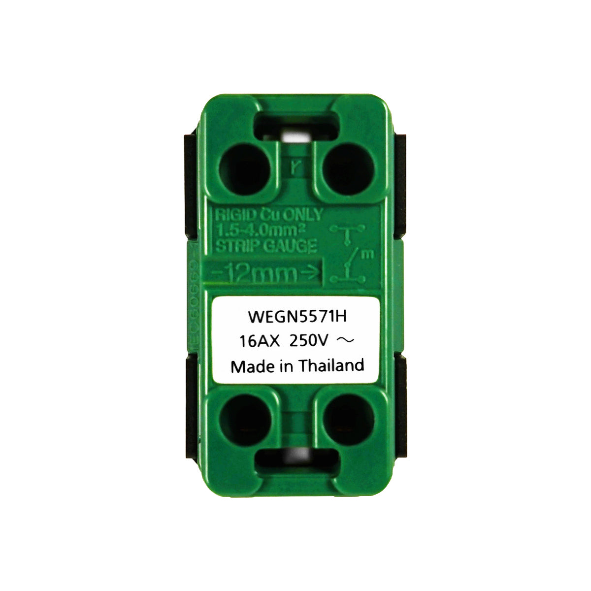 WEGN5571H สวิตช์หิ่งห้อย ทางเดียว (ปิดมีไฟ)<ขนาดมาตรฐาน>
