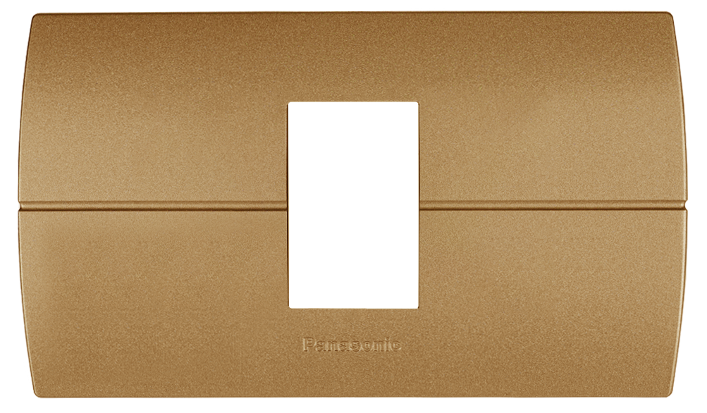 WEAG6801 ฝาพลาสติก 1 ช่อง ( สีเมทัลลิค  7 สี )