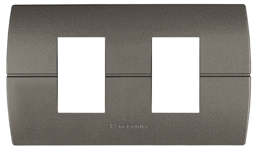 WEG6802 ฝาพลาสติก 2 ช่อง ( สีเมทัลลิค  7 สี )