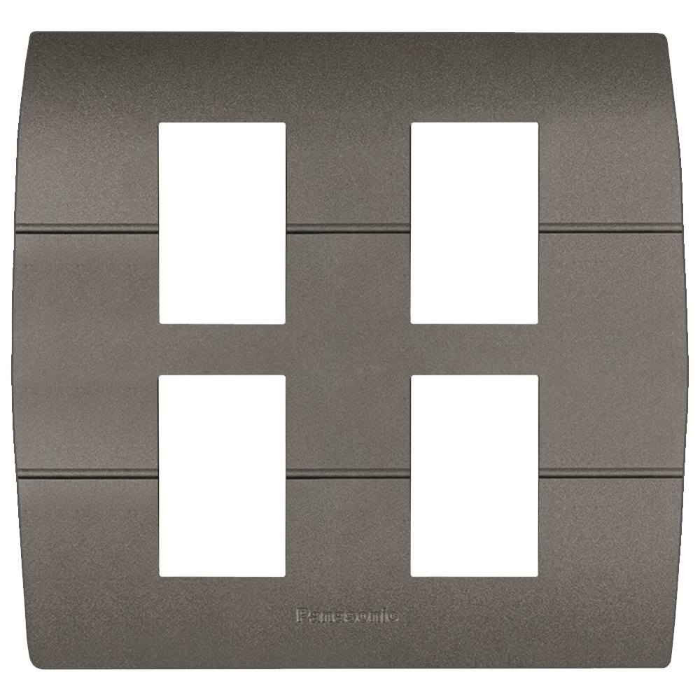 WEAG6804 ฝาพลาสติก 4 ช่อง ( สีเมทัลลิค  7 สี )