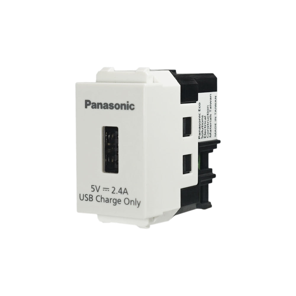 Panasonic  - USB Charger Type A 1 port  อุปกรณ์ชาร์จ  USB  พร้อมฟังก์ชั่น  ความปลอดภัย  รองรับแท็บเล็ตและสมาร์ทโฟน