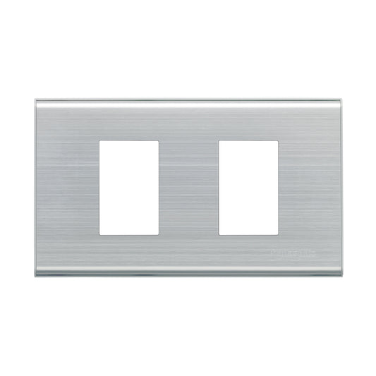 WEG6502K ฝาอลูมิเนียม ( 2 ช่อง )