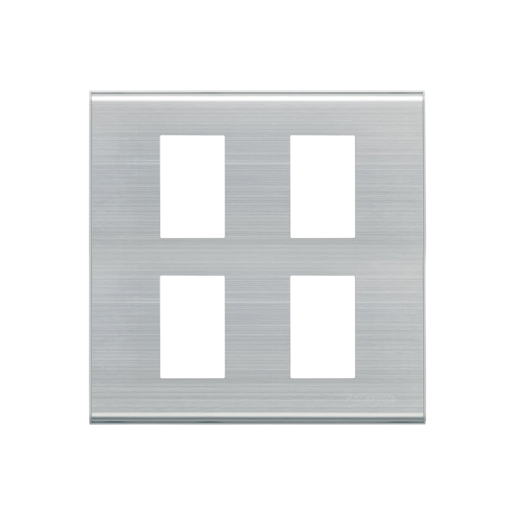 WEG6504K ฝาอลูมิเนียม ( 4 ช่อง )