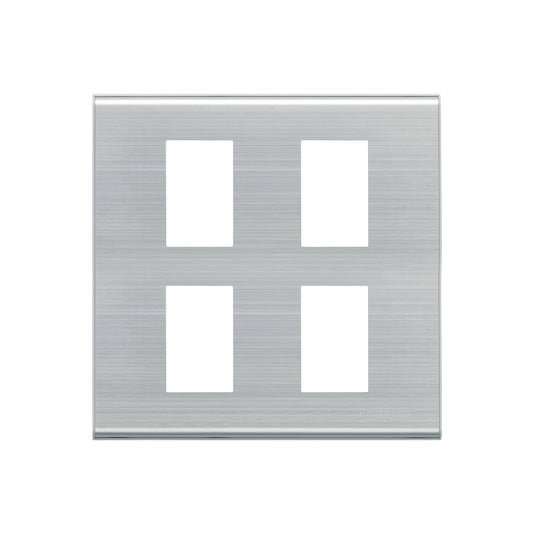 WEG6504K ฝาอลูมิเนียม ( 4 ช่อง )