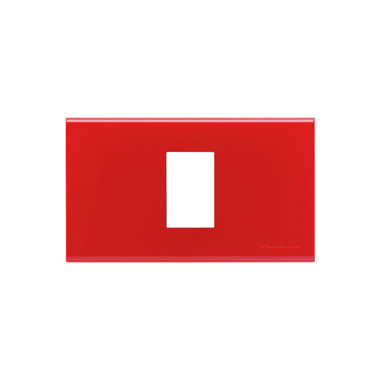 WEG6801RK ฝาพลาสติกสีแดง ( 1 ช่อง )