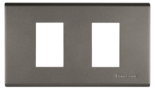 WEG6802 ฝาพลาสติก 2 ช่อง ( สีเมทัลลิค  7 สี )