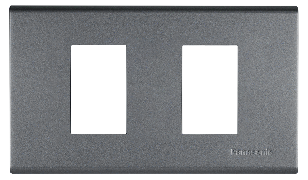 WEG6802 ฝาพลาสติก 2 ช่อง ( สีเมทัลลิค  7 สี )