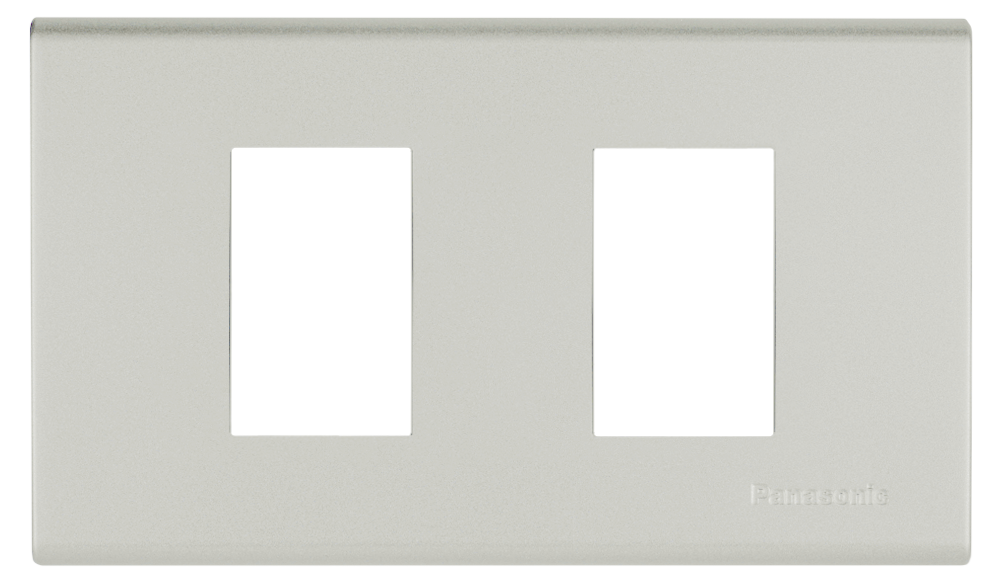 WEG6802 ฝาพลาสติก 2 ช่อง ( สีเมทัลลิค  7 สี )