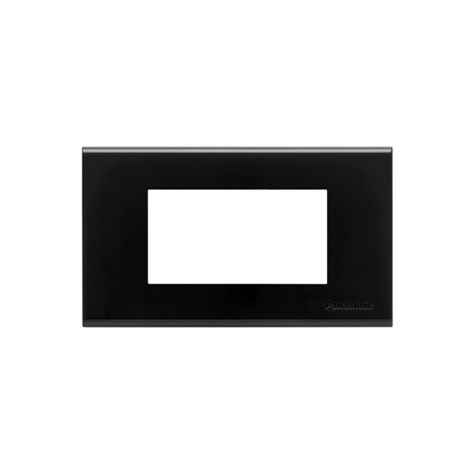 WEG6803BK ฝาพลาสติกสีดำ ( 3 ช่อง )