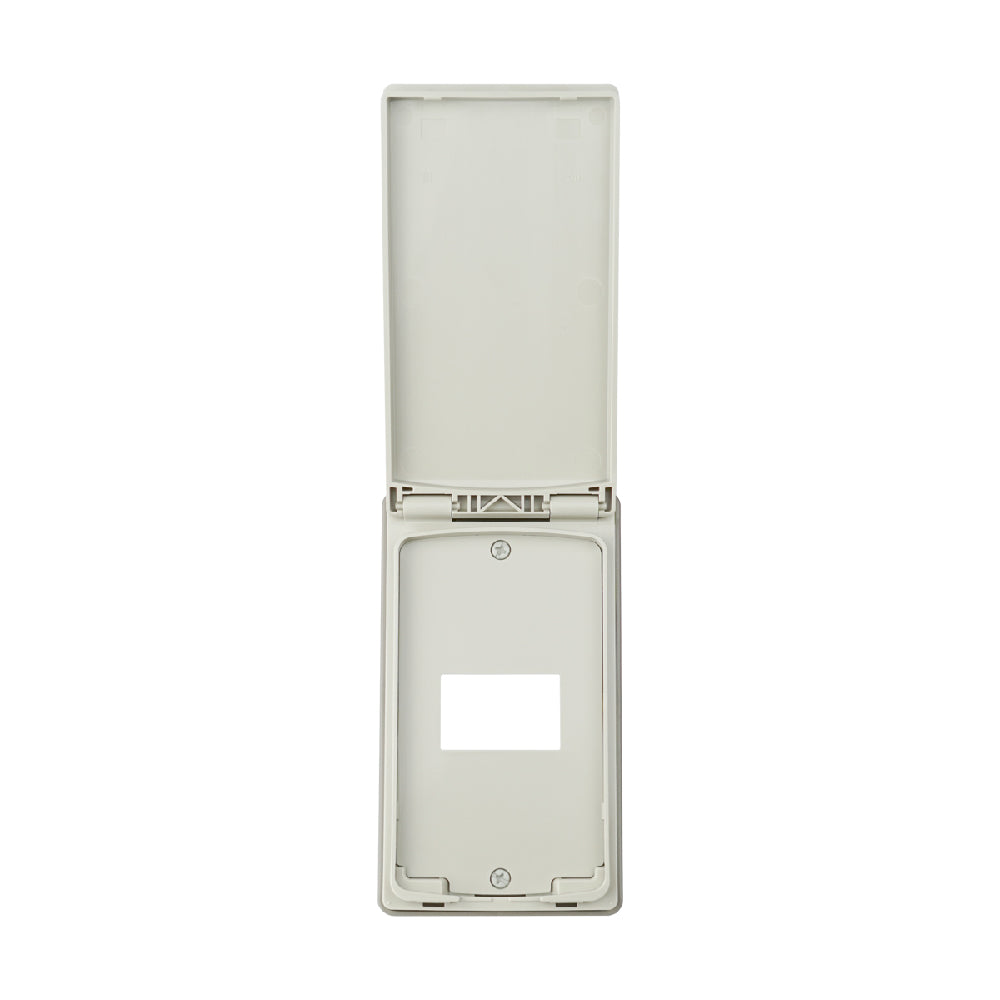 WEG7901 ฝาพลาสติกกันน้ำ 1 ช่อง ( สำหรับ 1 อุปกรณ์ )