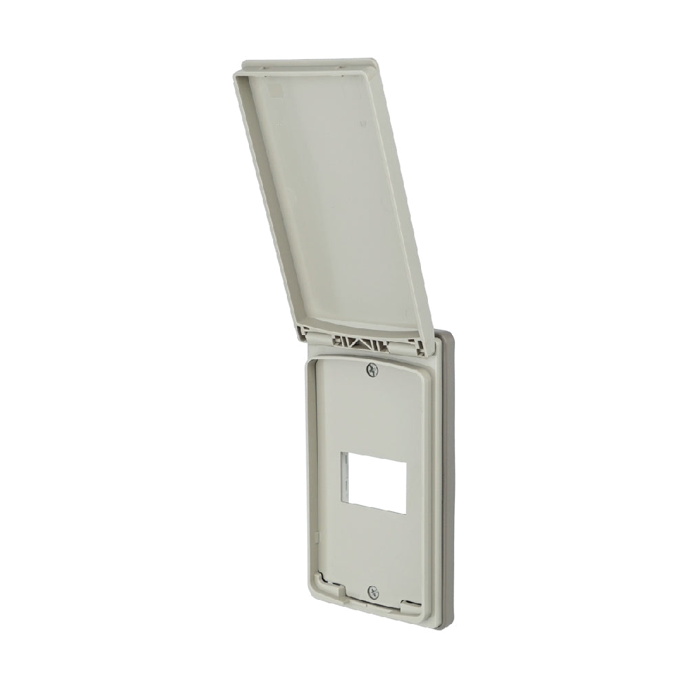 WEG7901 ฝาพลาสติกกันน้ำ 1 ช่อง ( สำหรับ 1 อุปกรณ์ )