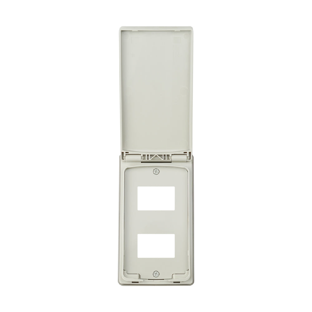 WEG7901 ฝาพลาสติกกันน้ำ 1 ช่อง ( สำหรับ 1 อุปกรณ์ )