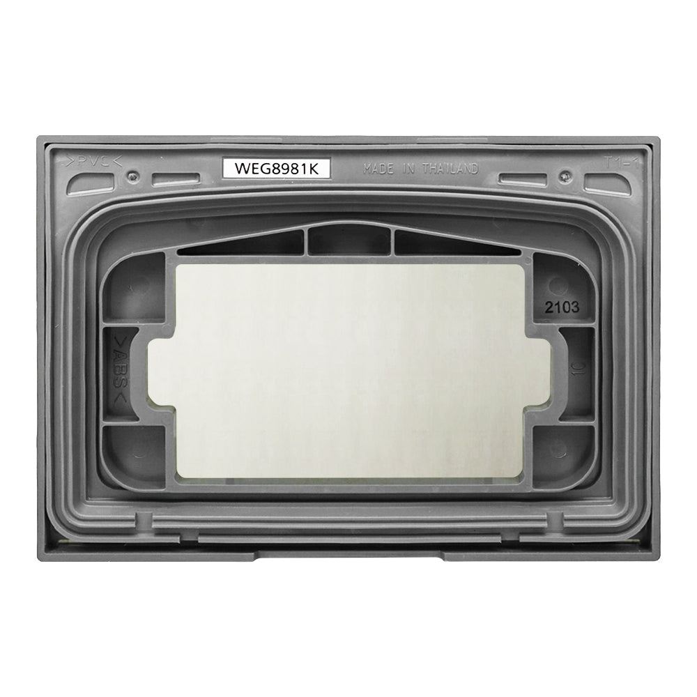 Panasonic ฝาครอบกันน้ำ (โลหะ - พลาสติกใส) สำหรับใช้ครอบฝา  2x4"     ระดับ  IP55