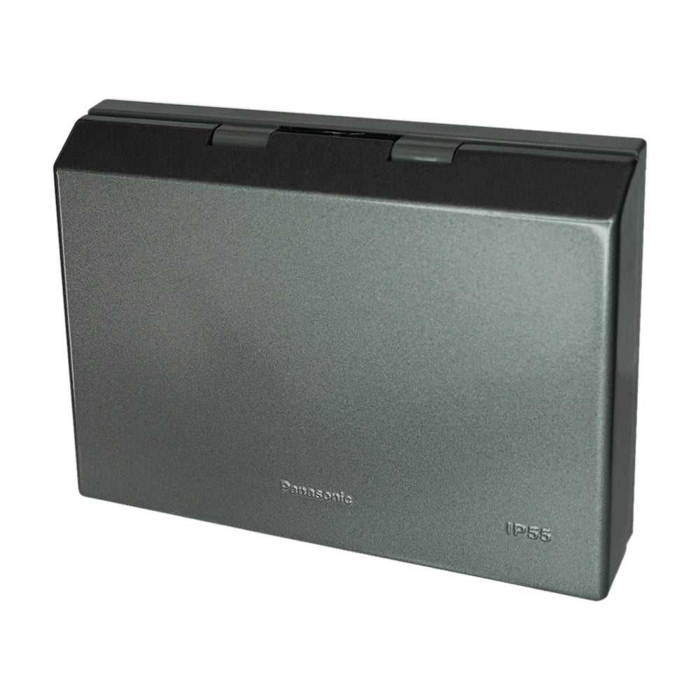Panasonic ฝาครอบกันน้ำ (โลหะ - พลาสติกใส) สำหรับใช้ครอบฝา  2x4"     ระดับ  IP55