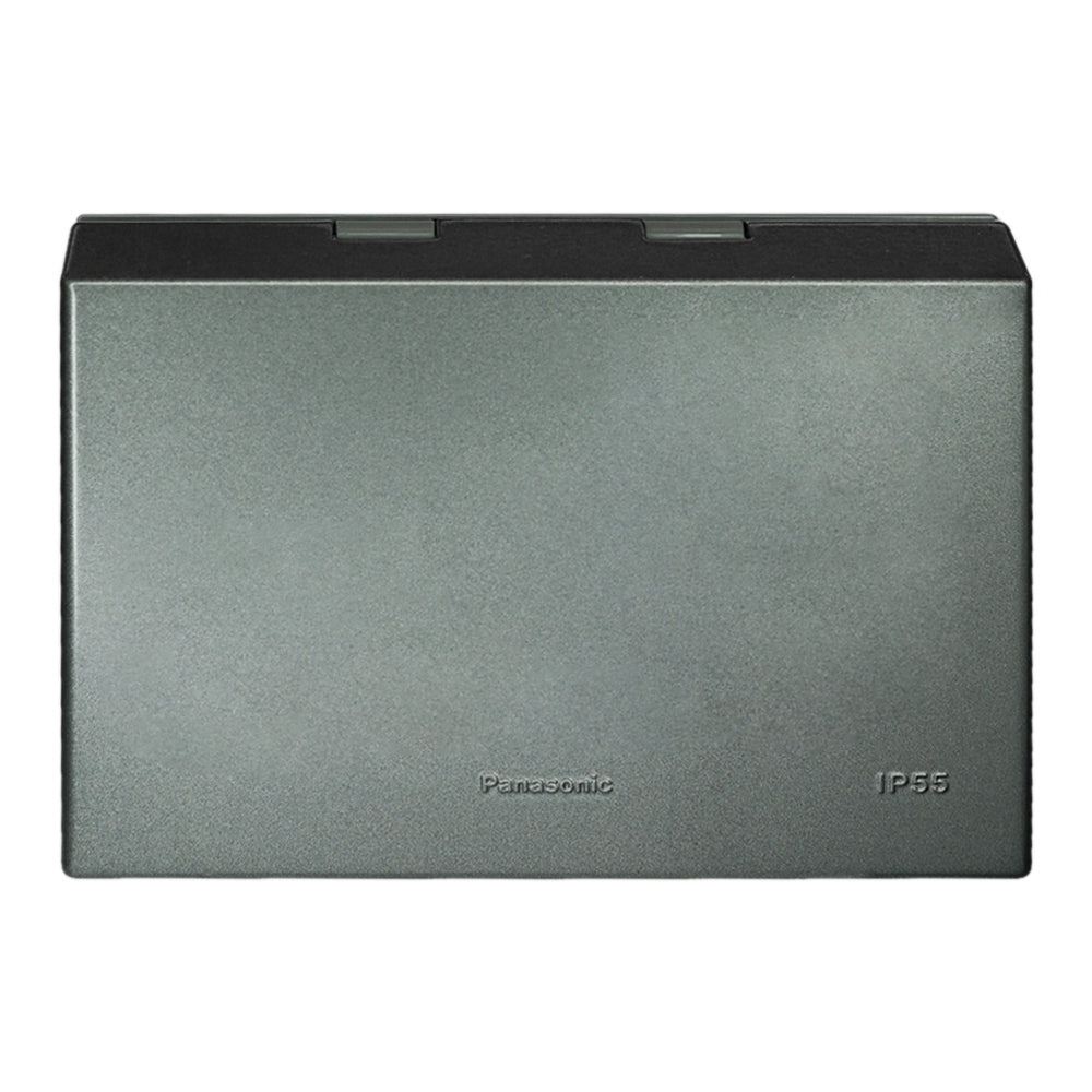 Panasonic ฝาครอบกันน้ำ (โลหะ - พลาสติกใส) สำหรับใช้ครอบฝา  2x4"     ระดับ  IP55