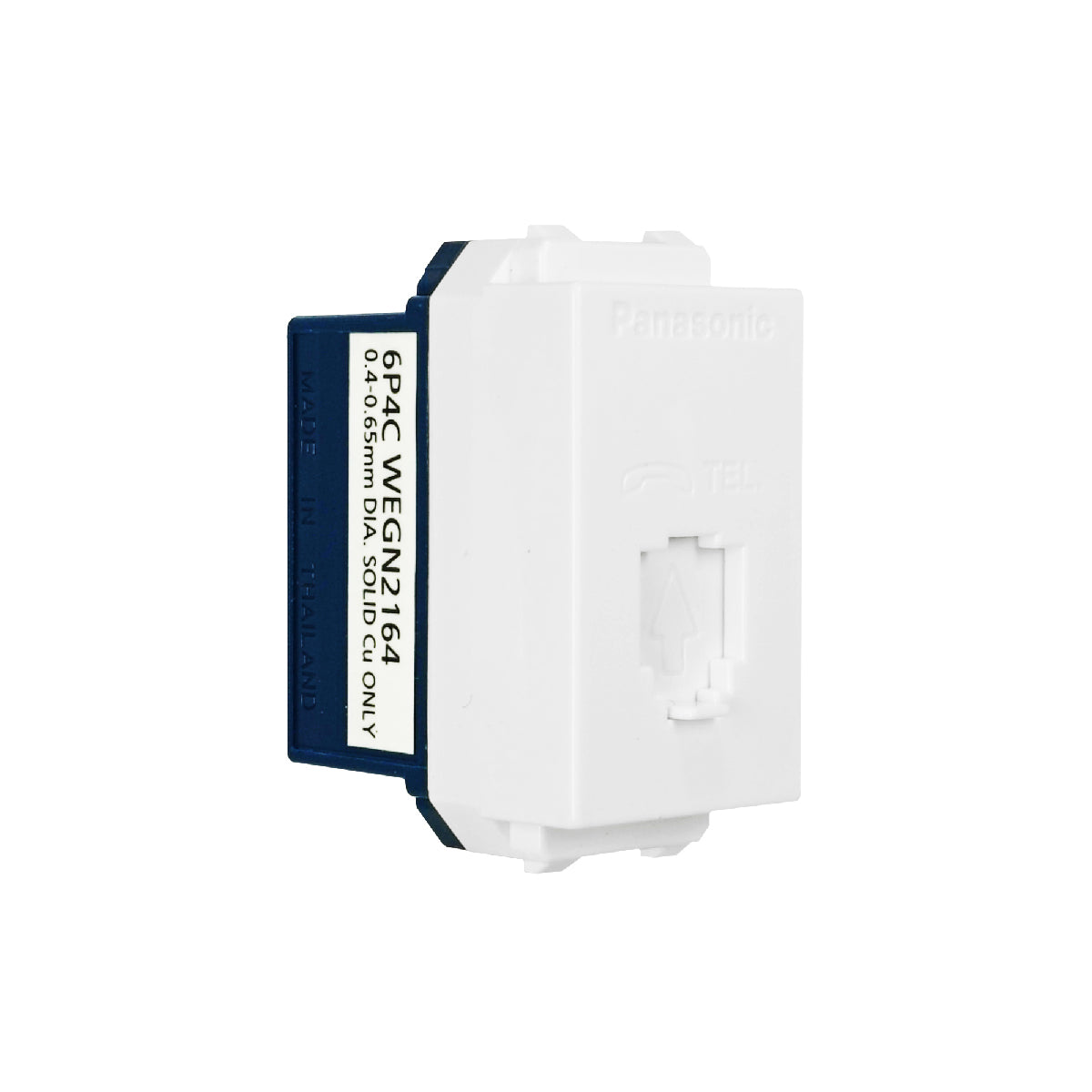 WEGN2164 เต้ารับโทรศัพท์ 6P 4C (โมดูล่า)