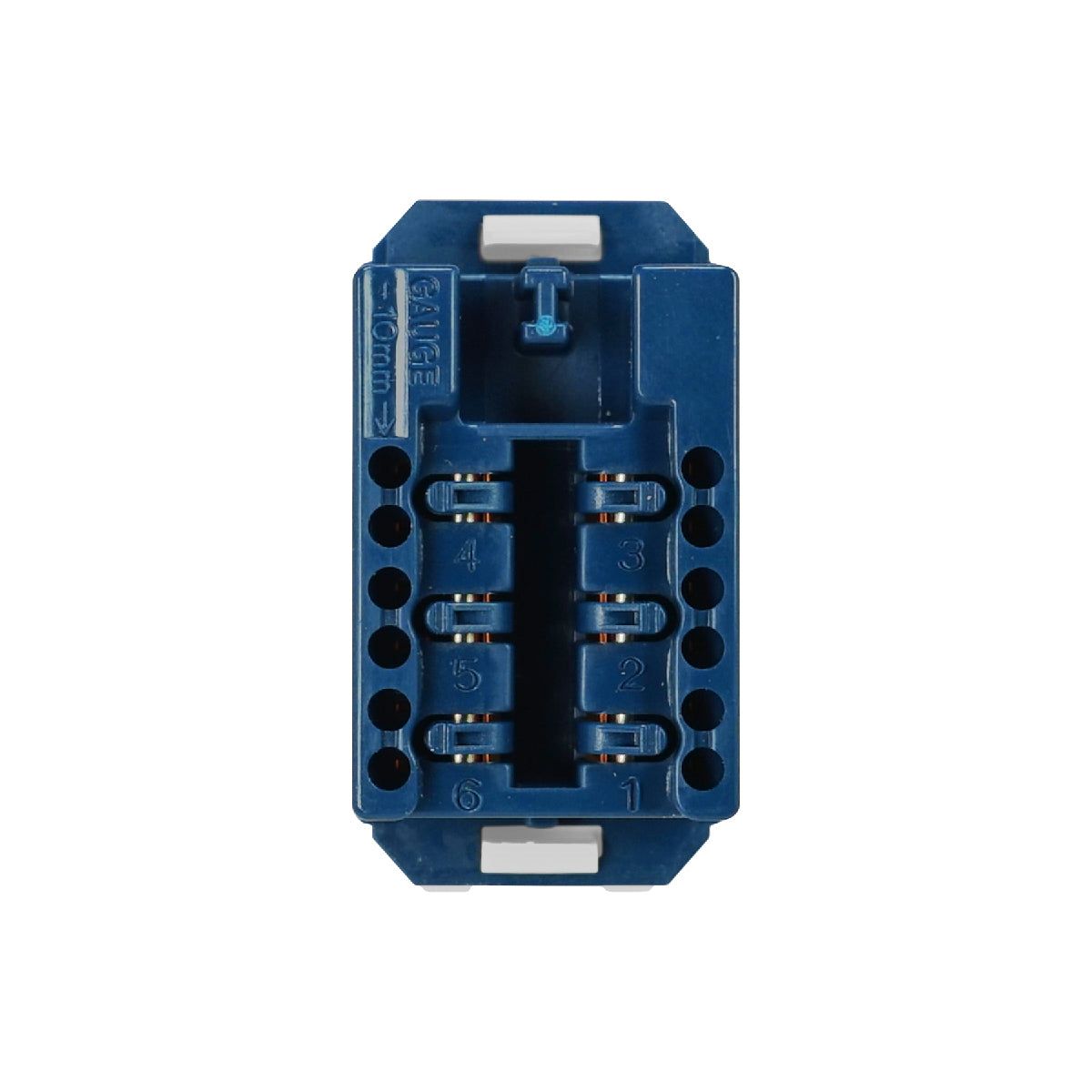 WEGN2166B เต้ารับโทรศัพท์ 6P 6C (โมดูล่า)