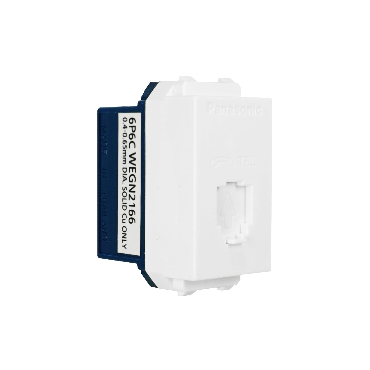 WEGN2166 เต้ารับโทรศัพท์ 6P 6C (โมดูล่า)