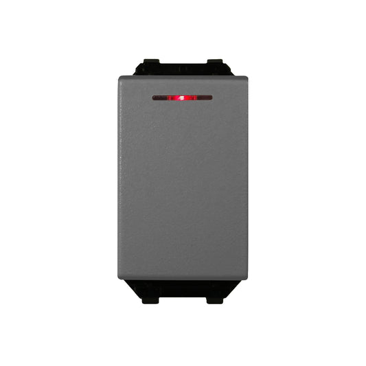 WEGN5341H สวิตช์โกลว์ทางเดียว (เปิดมีไฟ) (3สาย) <ขนาดมาตรฐาน>