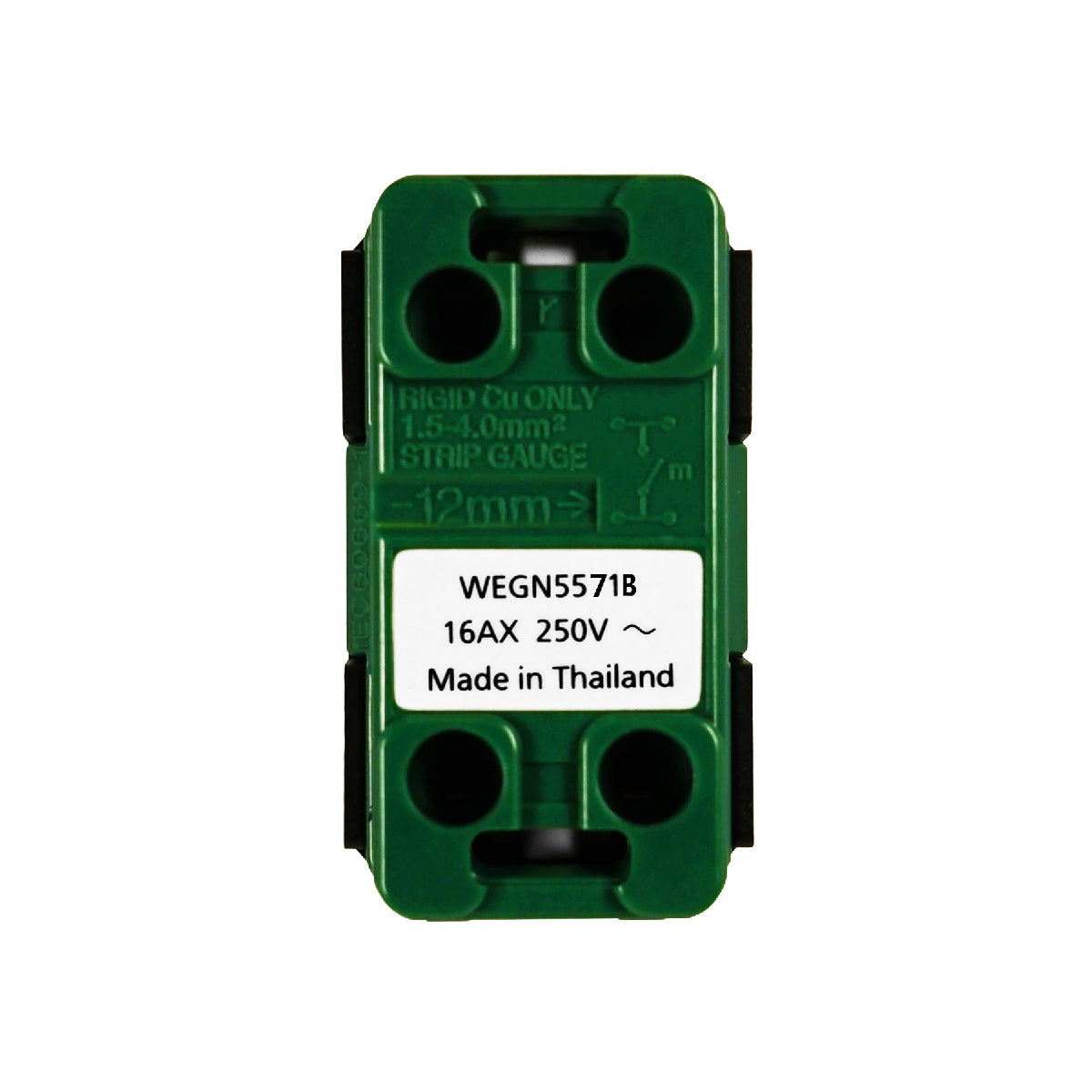 WEGN5571B สวิตช์หิ่งห้อย ทางเดียว (ปิดมีไฟ)<ขนาดมาตรฐาน>